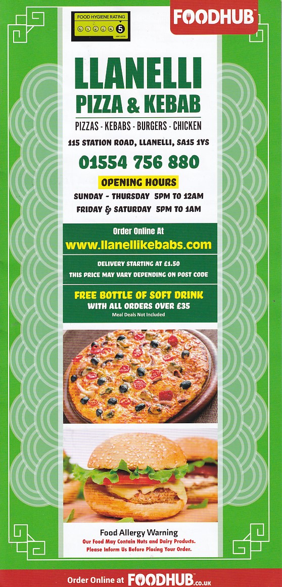 Llanelli Pizza Kebab Takeaway In Llanelli